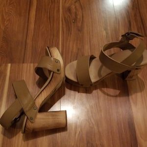 New Vince cork heels